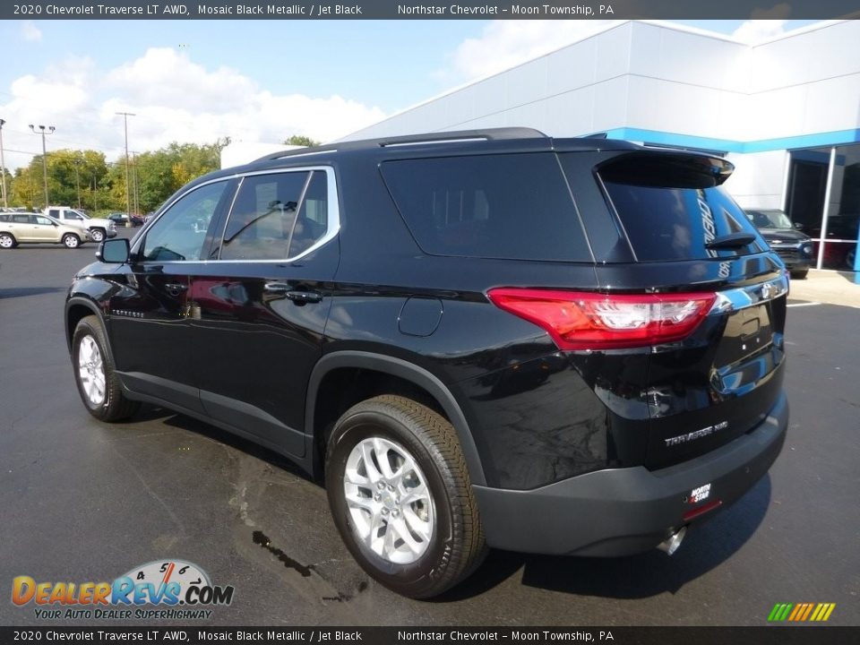 2020 Chevrolet Traverse LT AWD Mosaic Black Metallic / Jet Black Photo #4
