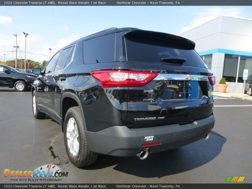 2020 Chevrolet Traverse LT AWD Mosaic Black Metallic / Jet Black Photo #5