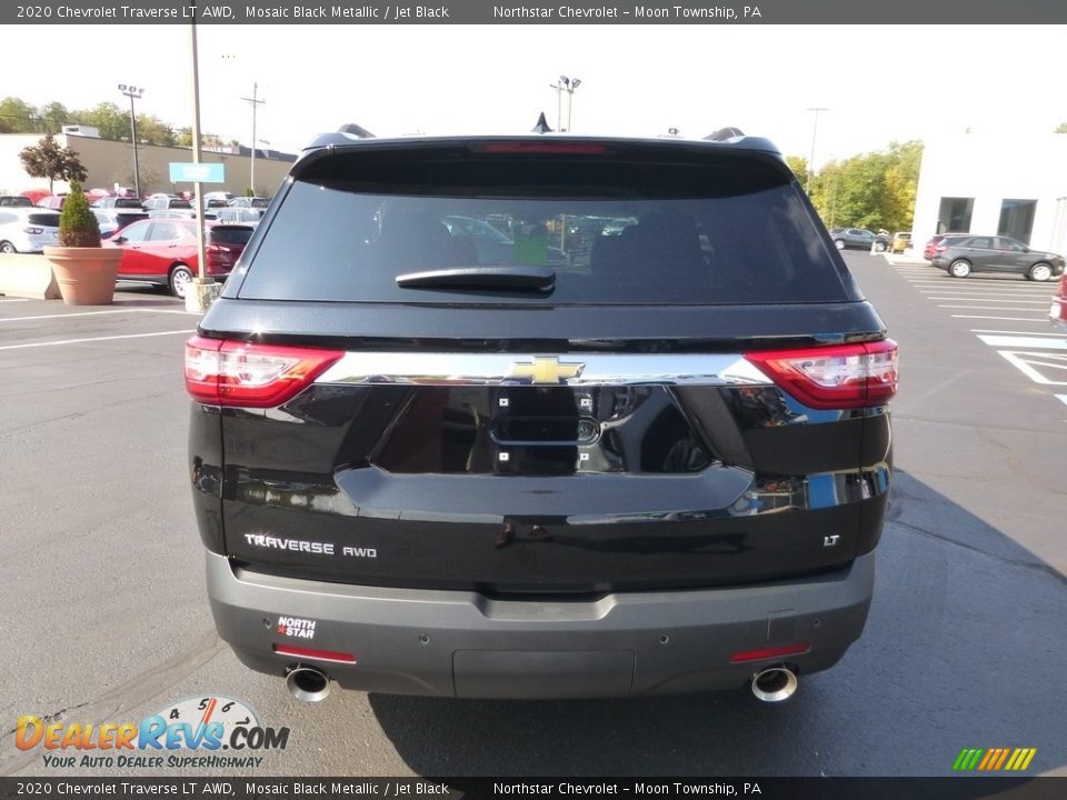 2020 Chevrolet Traverse LT AWD Mosaic Black Metallic / Jet Black Photo #6