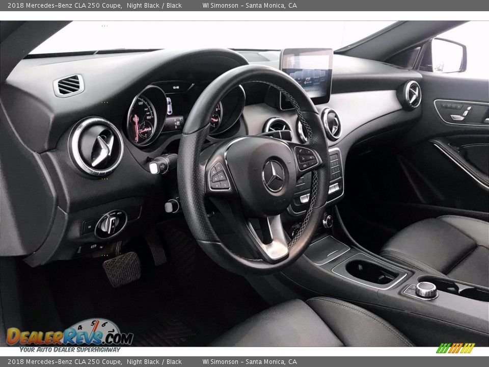 2018 Mercedes-Benz CLA 250 Coupe Night Black / Black Photo #22