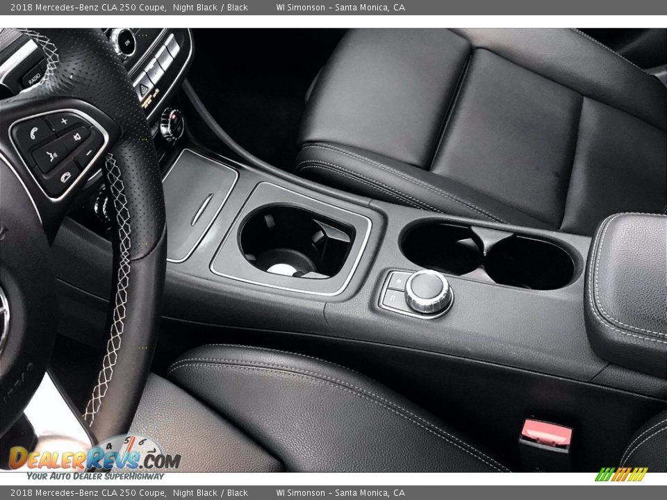 2018 Mercedes-Benz CLA 250 Coupe Night Black / Black Photo #23