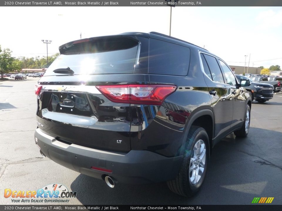 2020 Chevrolet Traverse LT AWD Mosaic Black Metallic / Jet Black Photo #8