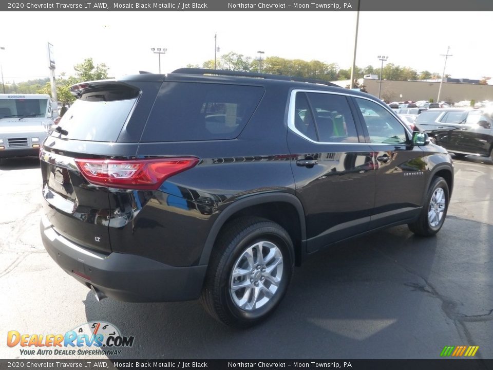 2020 Chevrolet Traverse LT AWD Mosaic Black Metallic / Jet Black Photo #9