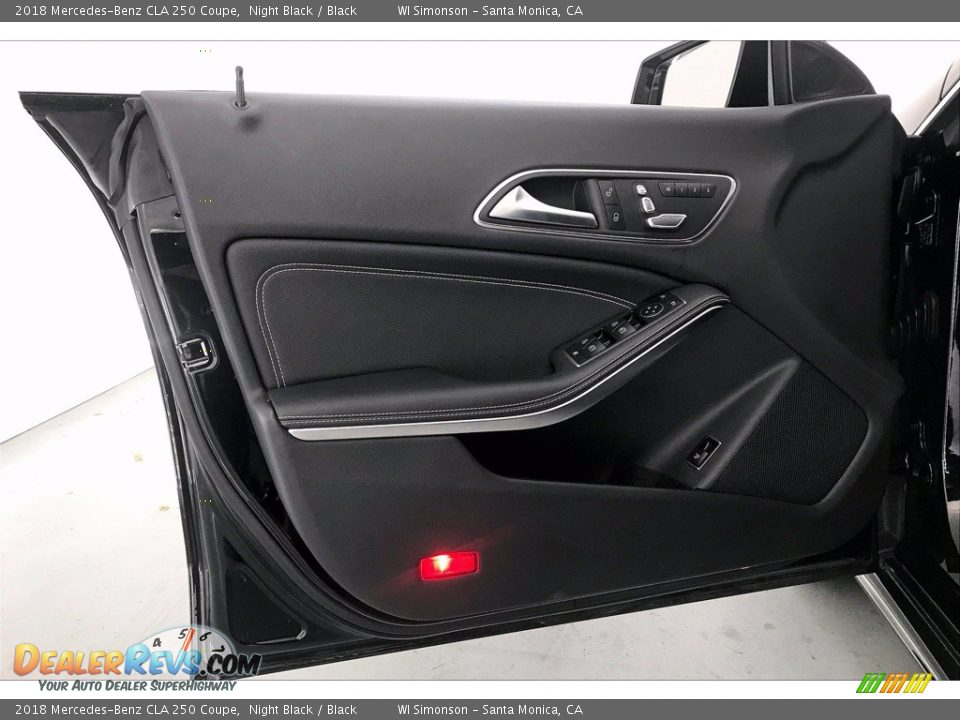 2018 Mercedes-Benz CLA 250 Coupe Night Black / Black Photo #25