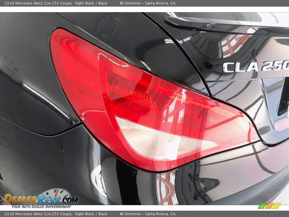 2018 Mercedes-Benz CLA 250 Coupe Night Black / Black Photo #26