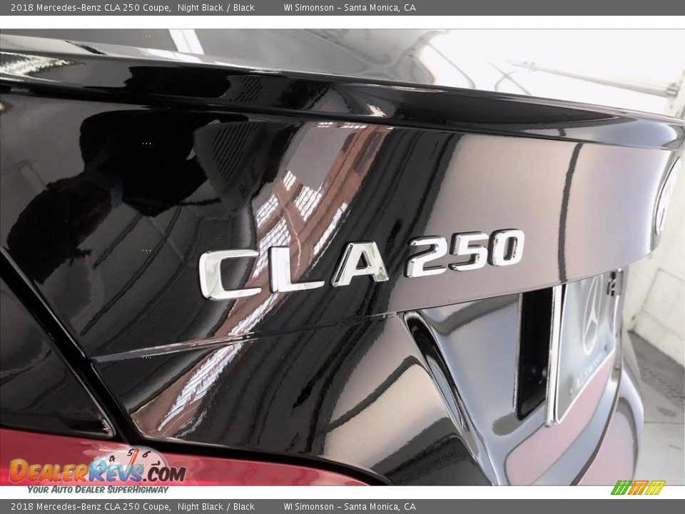 2018 Mercedes-Benz CLA 250 Coupe Night Black / Black Photo #27