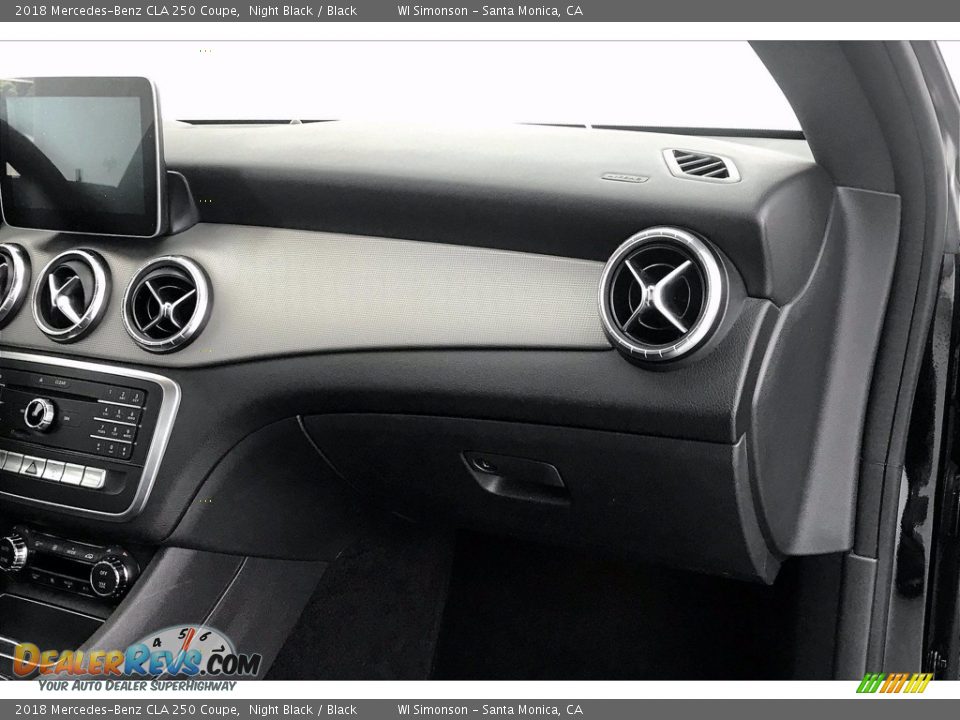 2018 Mercedes-Benz CLA 250 Coupe Night Black / Black Photo #28