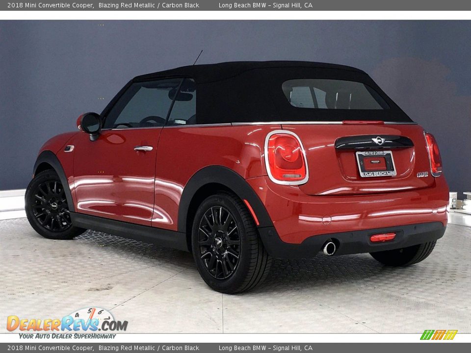 2018 Mini Convertible Cooper Blazing Red Metallic / Carbon Black Photo #10