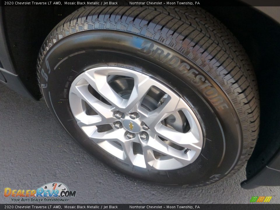 2020 Chevrolet Traverse LT AWD Mosaic Black Metallic / Jet Black Photo #14
