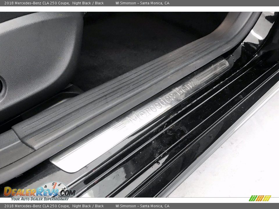 2018 Mercedes-Benz CLA 250 Coupe Night Black / Black Photo #29