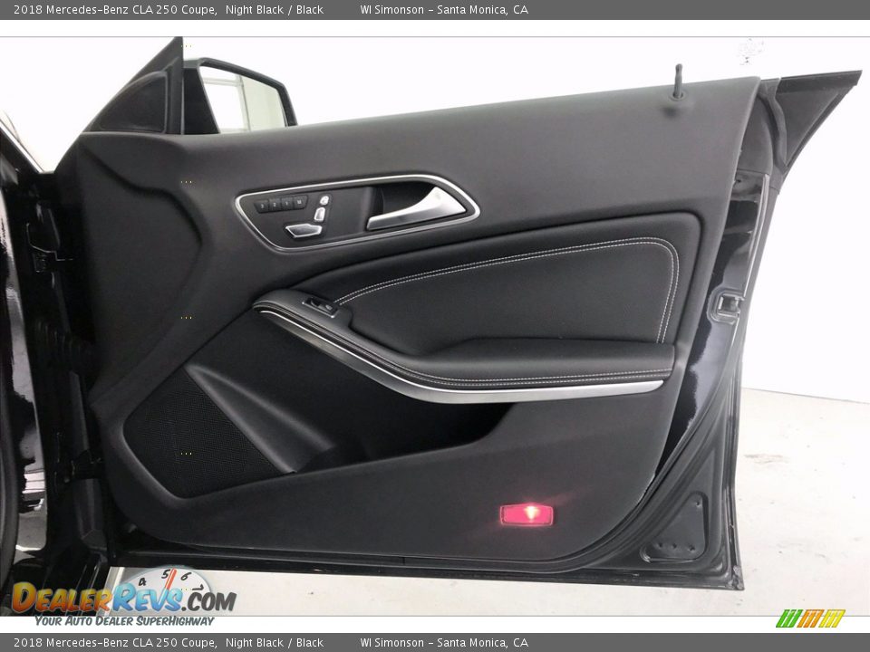 2018 Mercedes-Benz CLA 250 Coupe Night Black / Black Photo #30