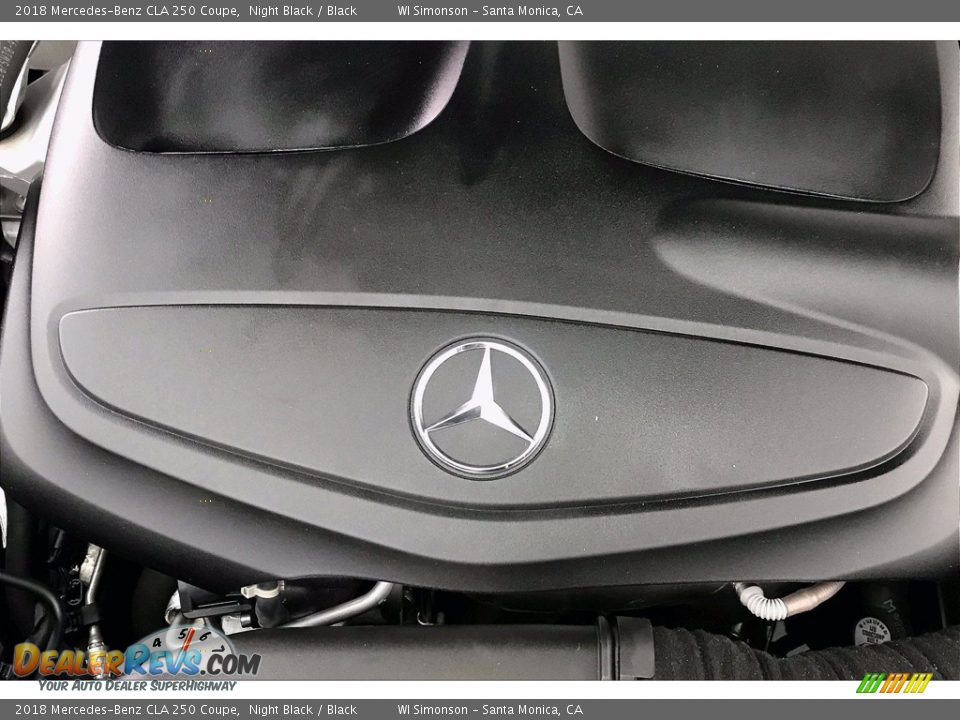 2018 Mercedes-Benz CLA 250 Coupe Night Black / Black Photo #31