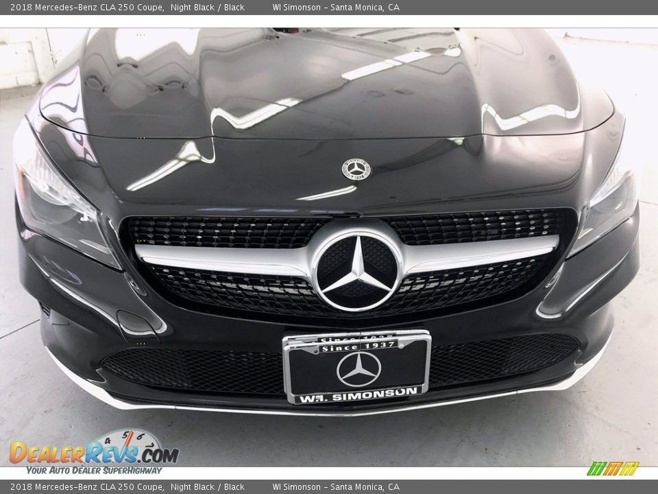 2018 Mercedes-Benz CLA 250 Coupe Night Black / Black Photo #33