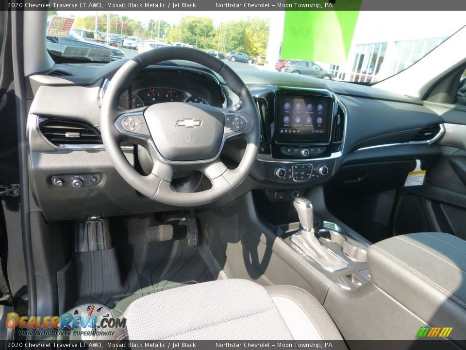 2020 Chevrolet Traverse LT AWD Mosaic Black Metallic / Jet Black Photo #22
