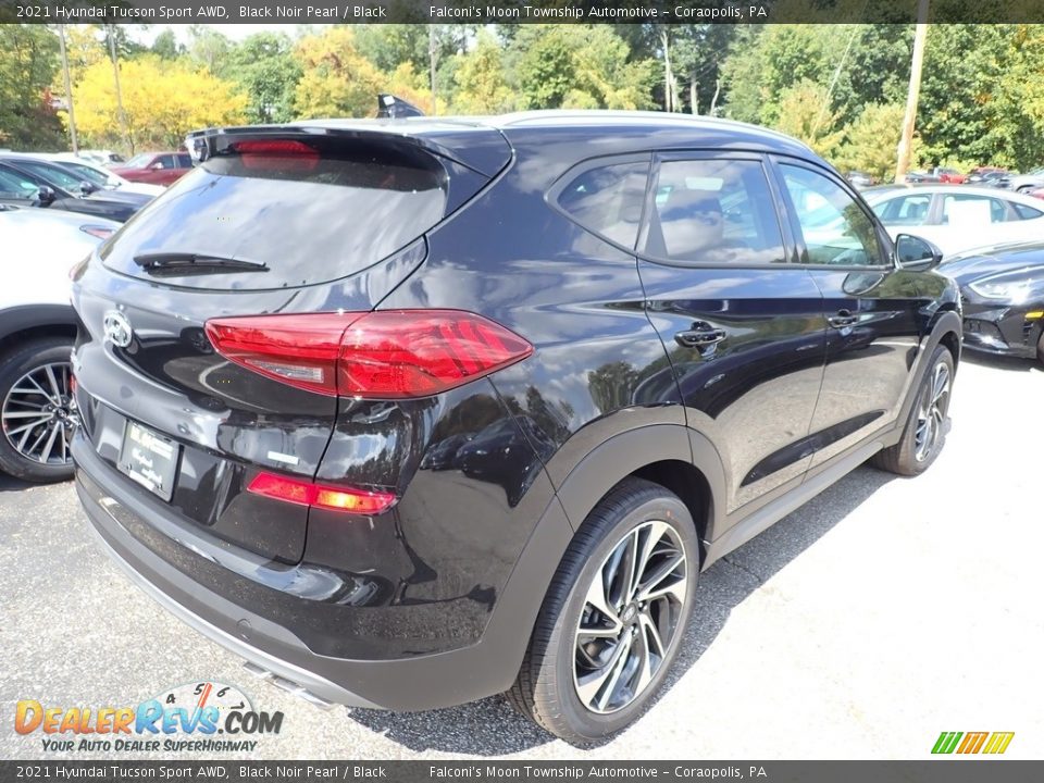 2021 Hyundai Tucson Sport AWD Black Noir Pearl / Black Photo #2