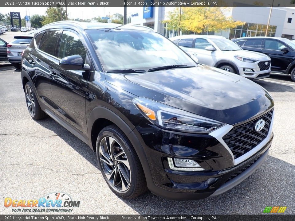 2021 Hyundai Tucson Sport AWD Black Noir Pearl / Black Photo #3