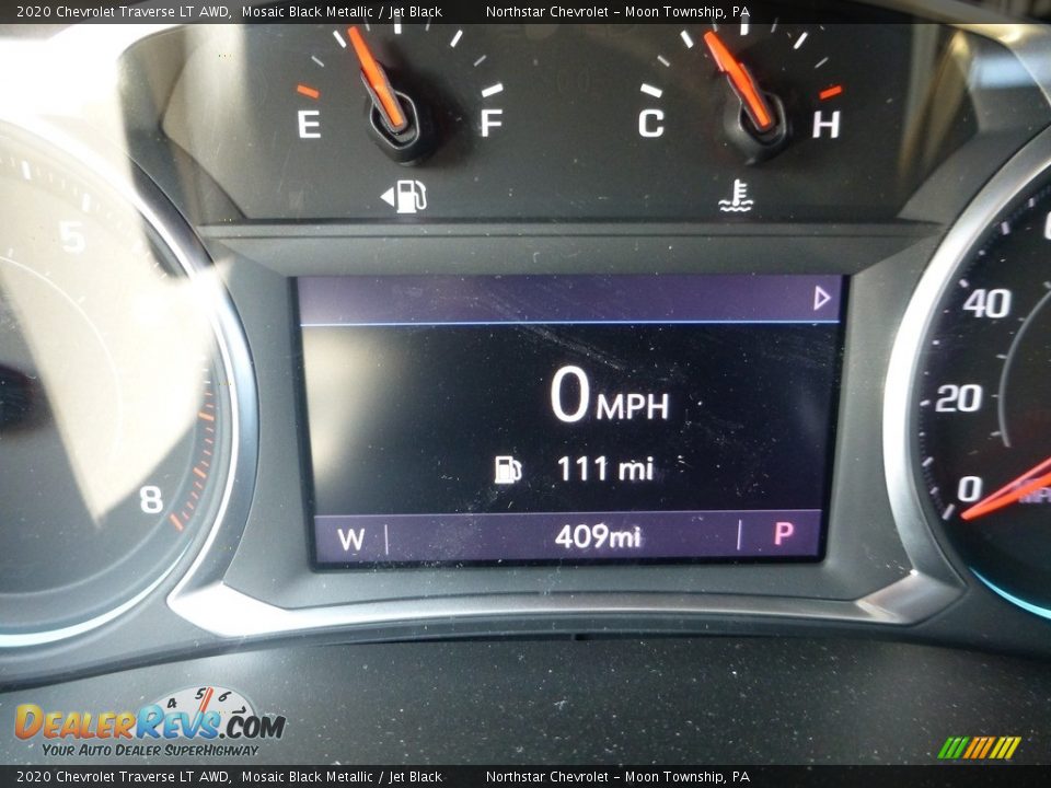 2020 Chevrolet Traverse LT AWD Mosaic Black Metallic / Jet Black Photo #29