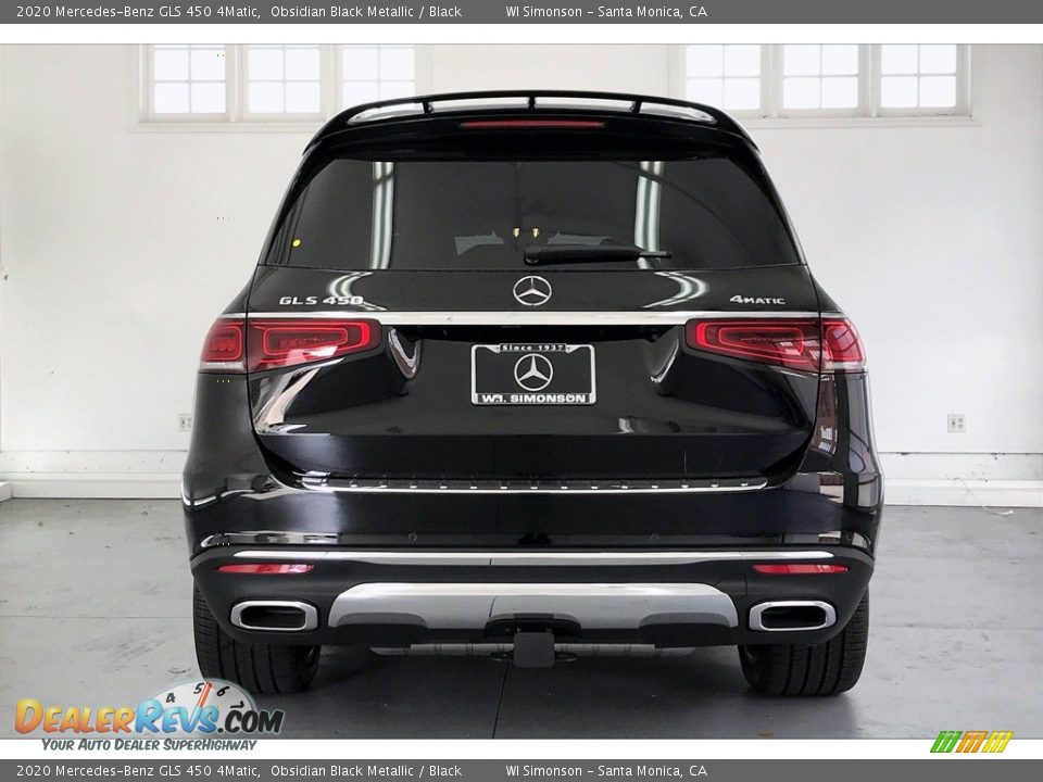2020 Mercedes-Benz GLS 450 4Matic Obsidian Black Metallic / Black Photo #3