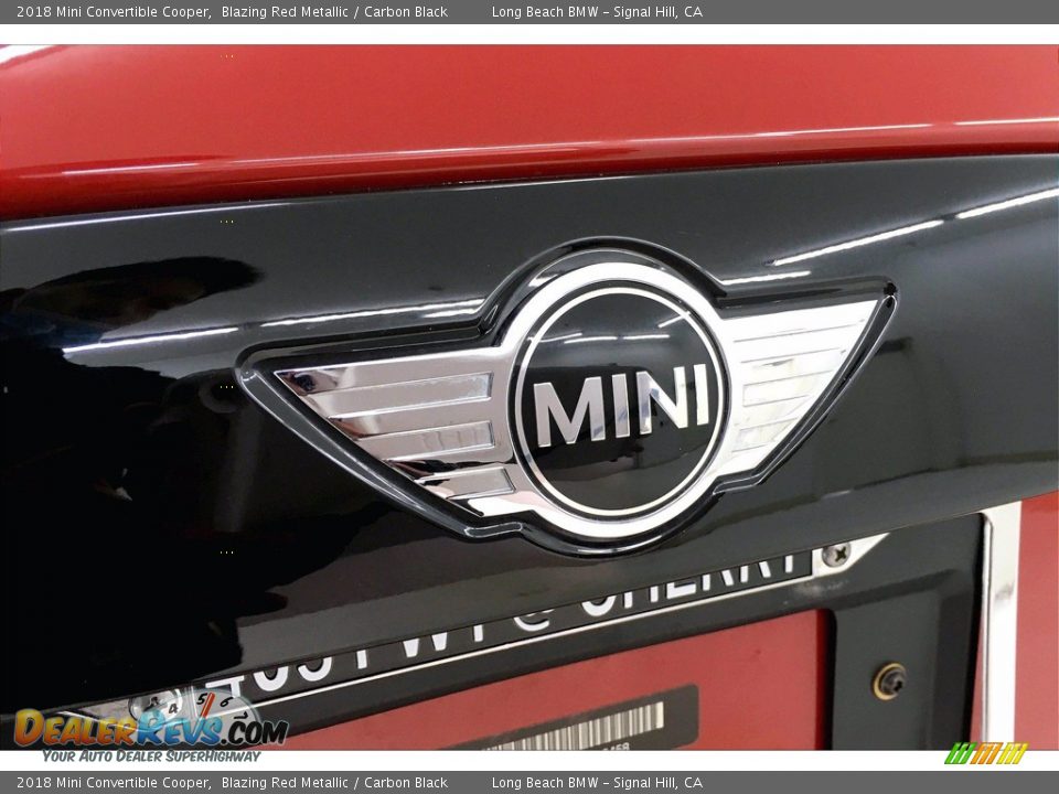 2018 Mini Convertible Cooper Blazing Red Metallic / Carbon Black Photo #32