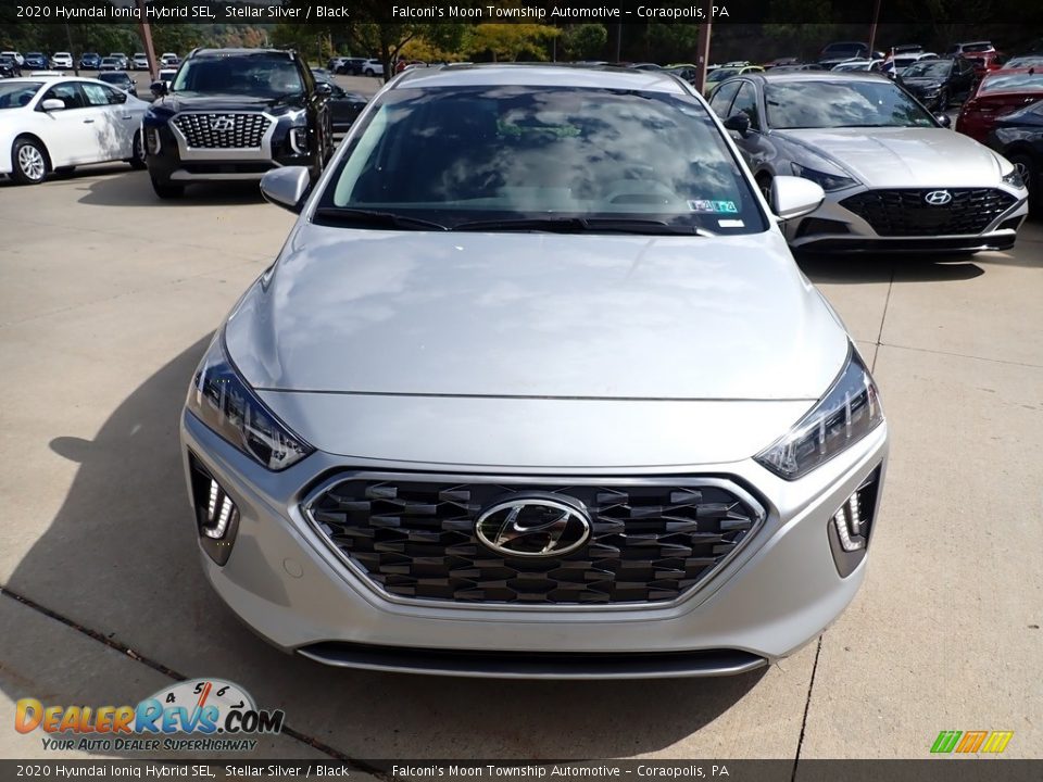 2020 Hyundai Ioniq Hybrid SEL Stellar Silver / Black Photo #4