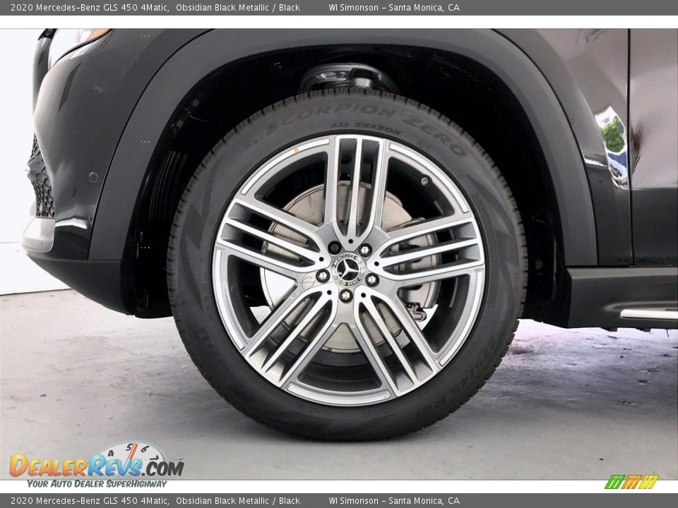 2020 Mercedes-Benz GLS 450 4Matic Obsidian Black Metallic / Black Photo #9