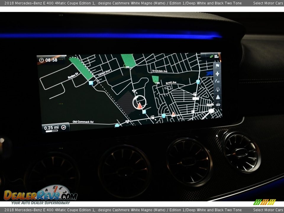 Navigation of 2018 Mercedes-Benz E 400 4Matic Coupe Edition 1 Photo #9