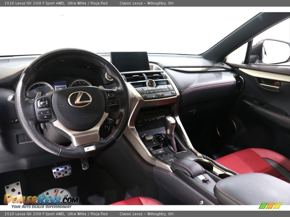 Dashboard of 2016 Lexus NX 200t F Sport AWD Photo #8