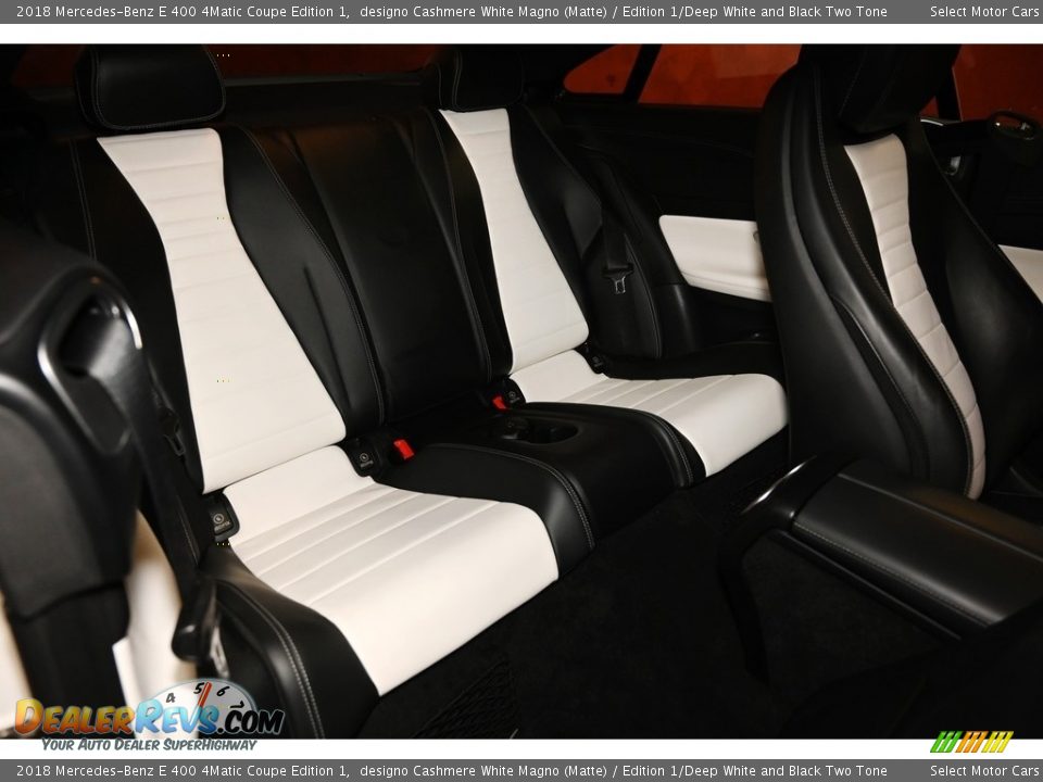 Rear Seat of 2018 Mercedes-Benz E 400 4Matic Coupe Edition 1 Photo #13