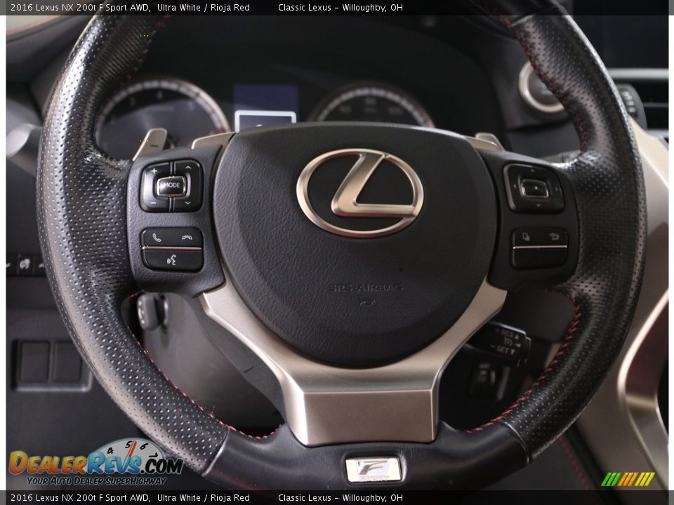 2016 Lexus NX 200t F Sport AWD Steering Wheel Photo #9