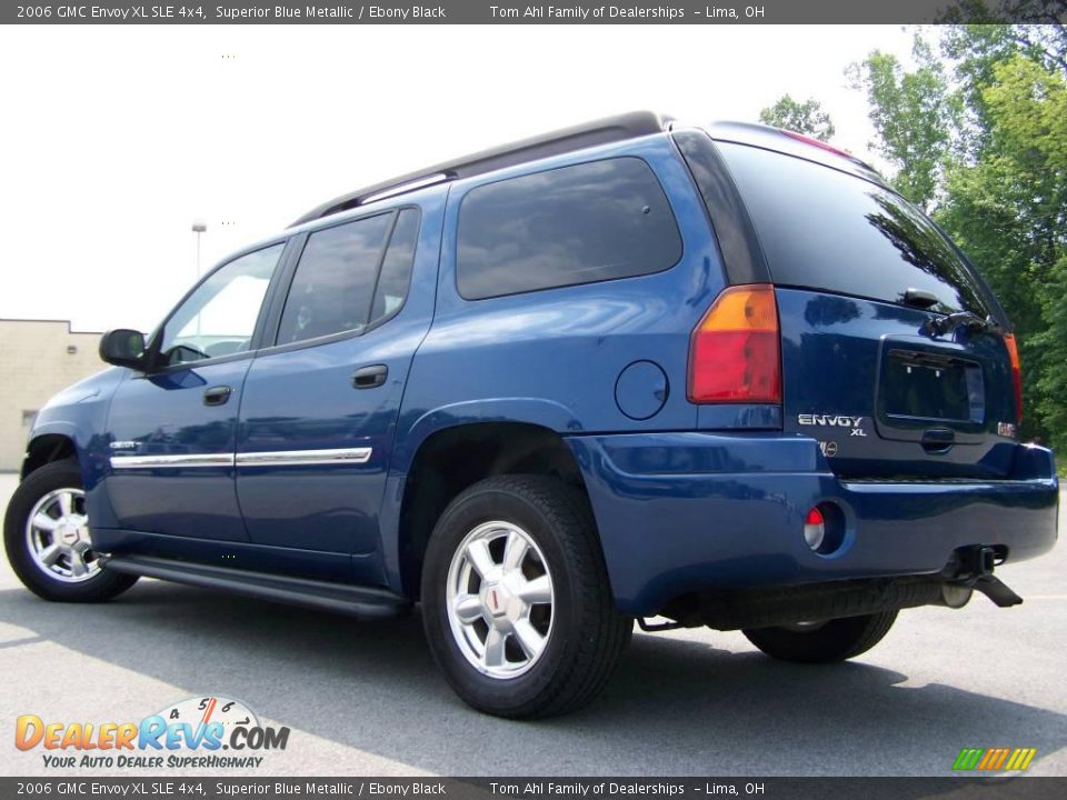 2006 GMC Envoy XL SLE 4x4 Superior Blue Metallic / Ebony Black Photo #4