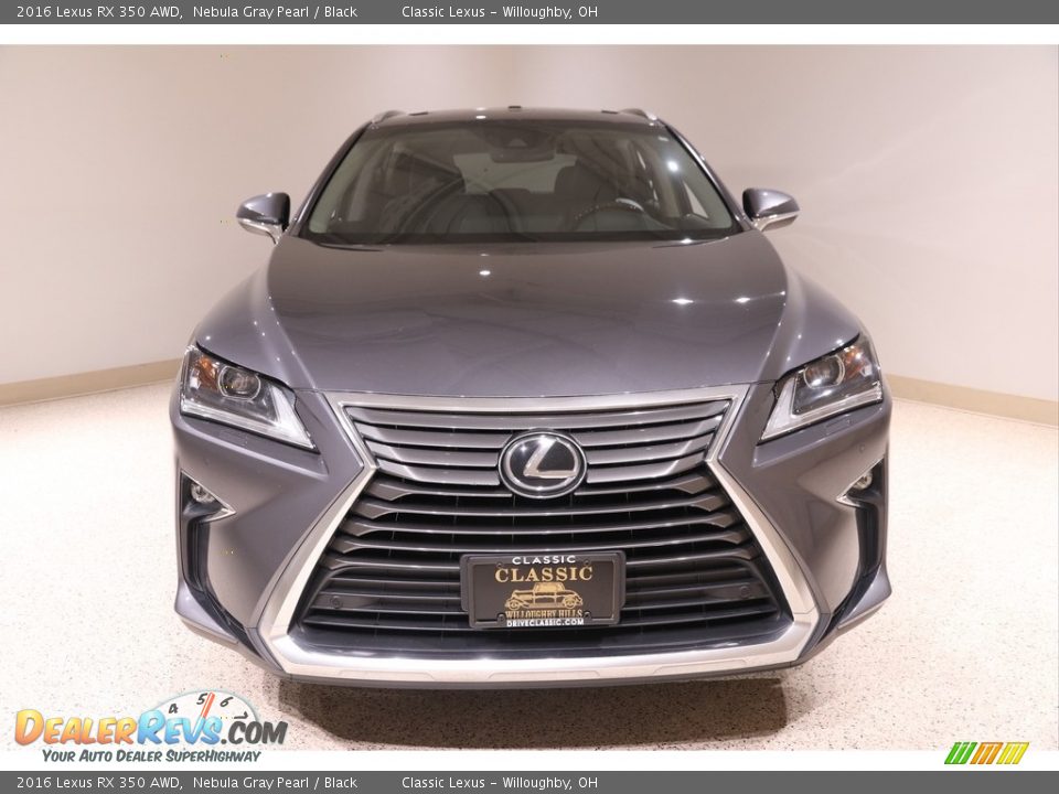 2016 Lexus RX 350 AWD Nebula Gray Pearl / Black Photo #2