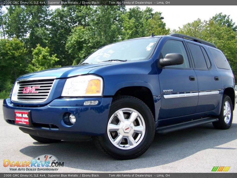 2006 GMC Envoy XL SLE 4x4 Superior Blue Metallic / Ebony Black Photo #5