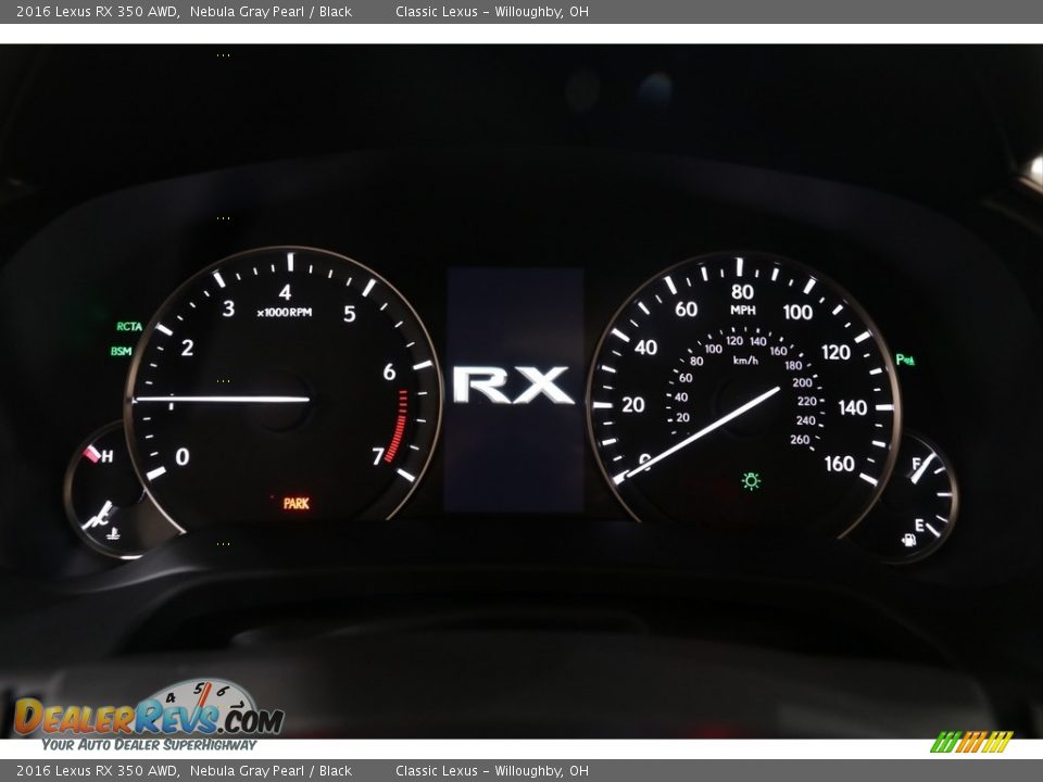 2016 Lexus RX 350 AWD Nebula Gray Pearl / Black Photo #12