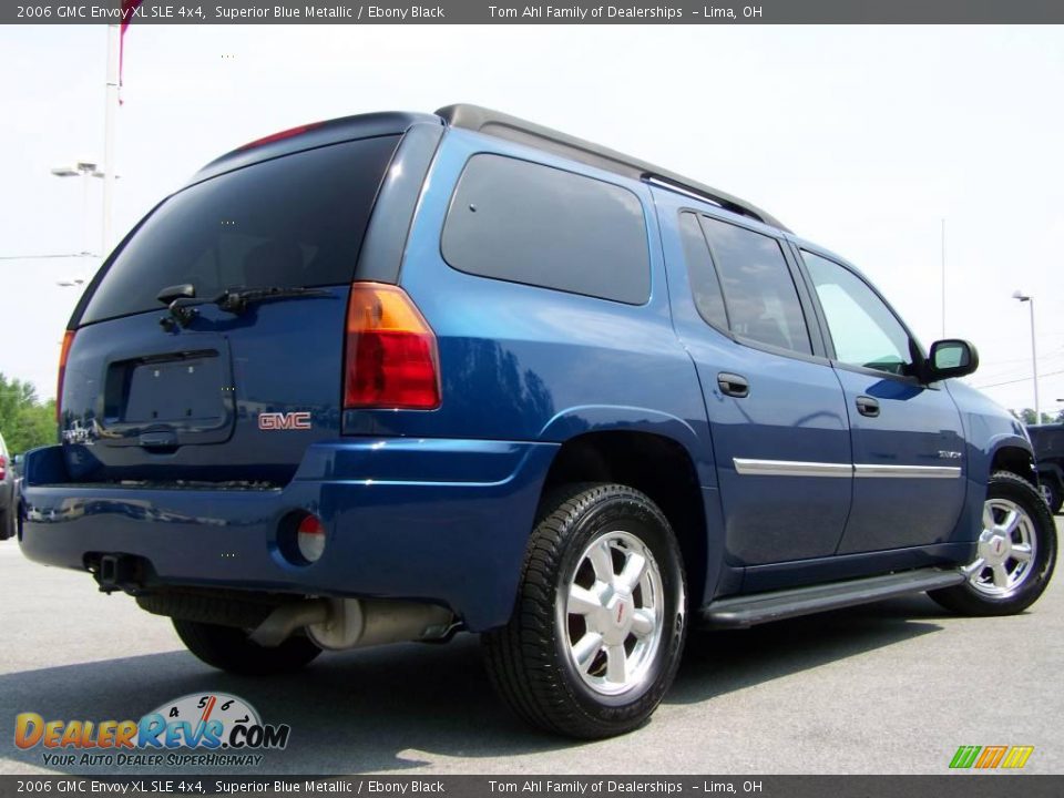 2006 GMC Envoy XL SLE 4x4 Superior Blue Metallic / Ebony Black Photo #7