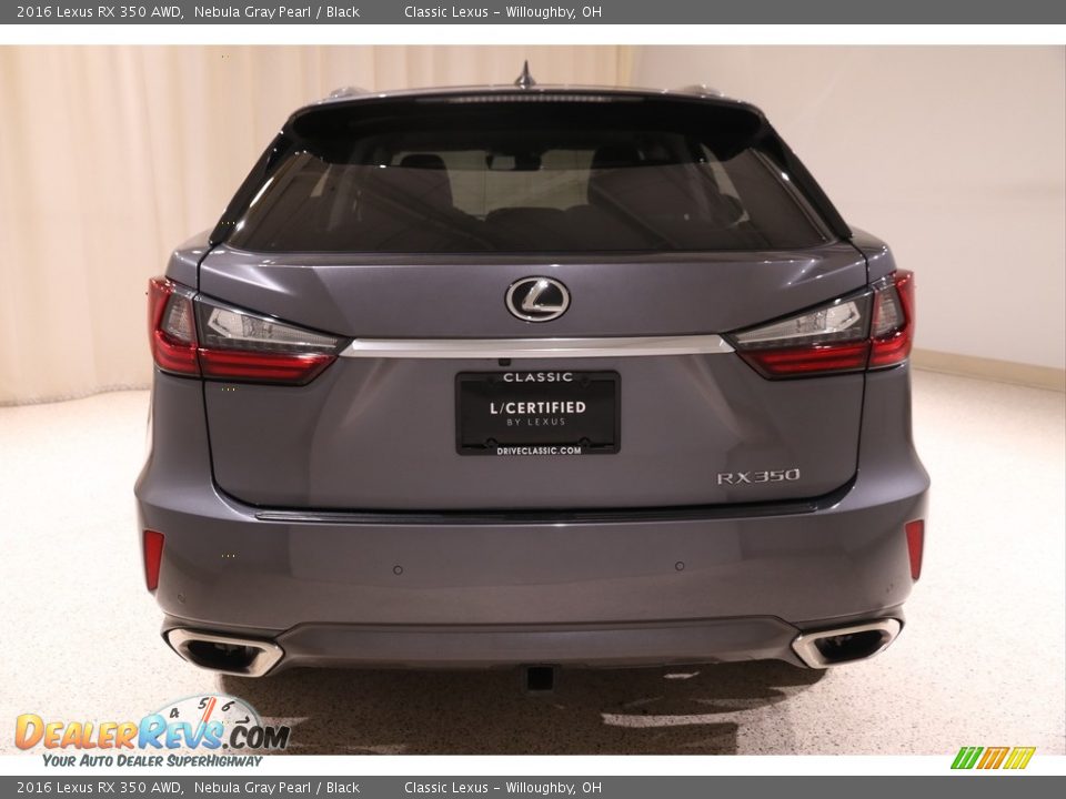 2016 Lexus RX 350 AWD Nebula Gray Pearl / Black Photo #30