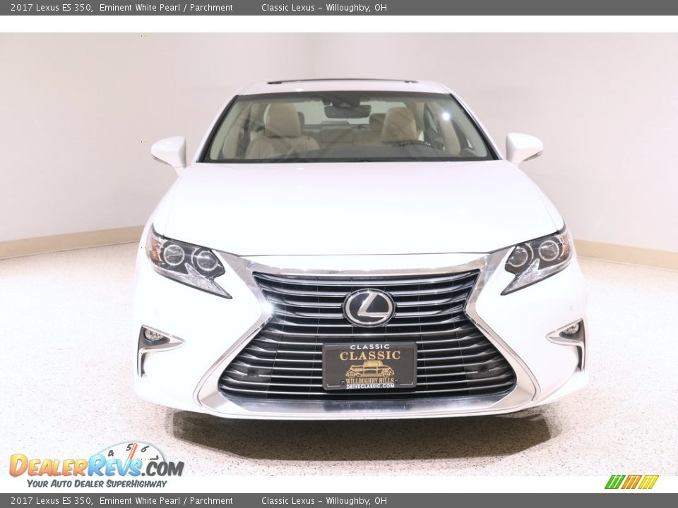 2017 Lexus ES 350 Eminent White Pearl / Parchment Photo #2