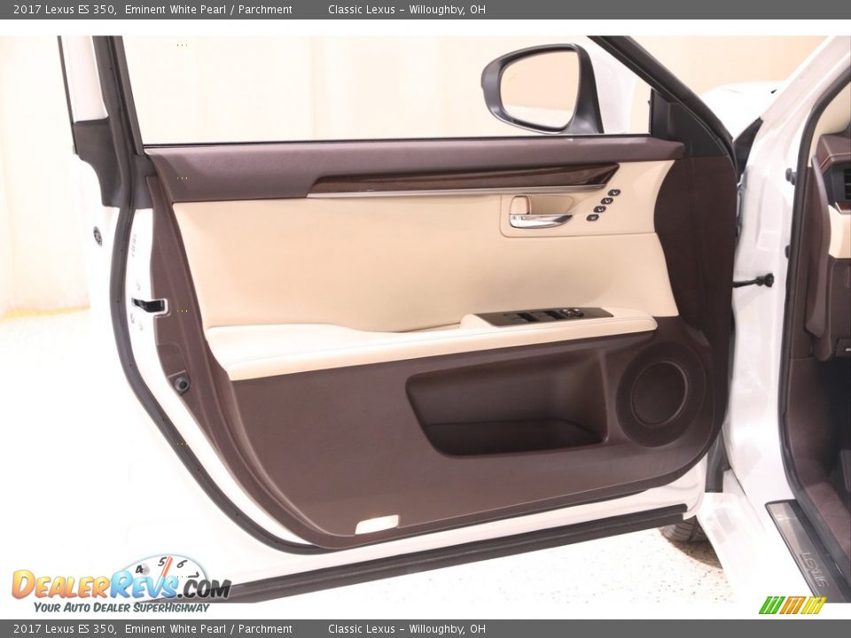 2017 Lexus ES 350 Eminent White Pearl / Parchment Photo #4