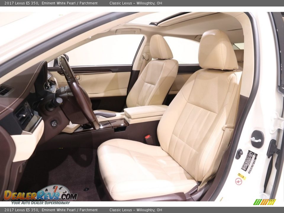 2017 Lexus ES 350 Eminent White Pearl / Parchment Photo #5