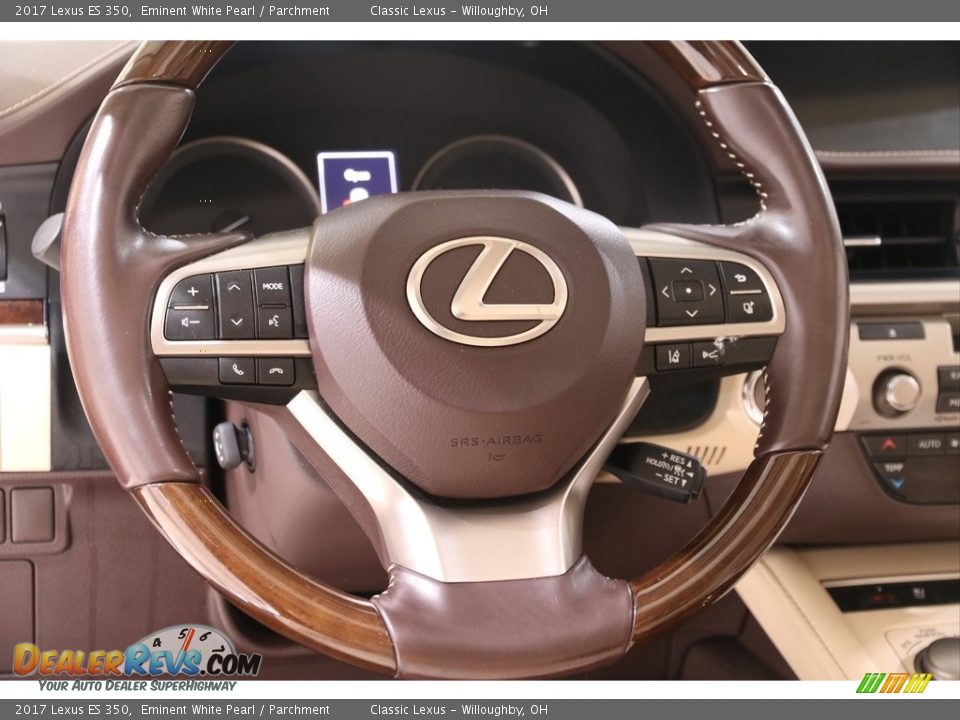 2017 Lexus ES 350 Eminent White Pearl / Parchment Photo #7