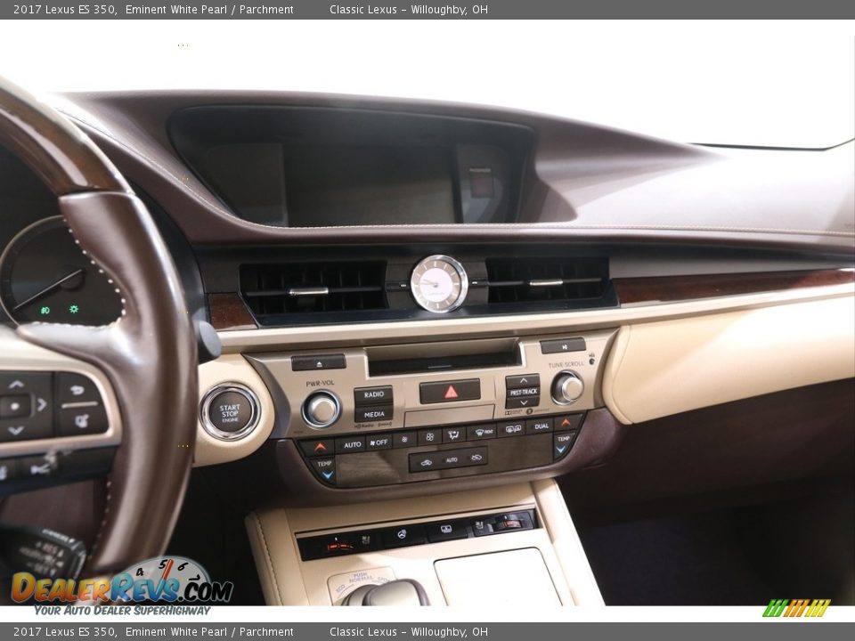2017 Lexus ES 350 Eminent White Pearl / Parchment Photo #9
