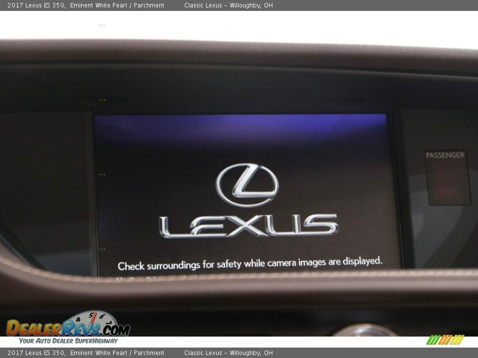 2017 Lexus ES 350 Eminent White Pearl / Parchment Photo #10
