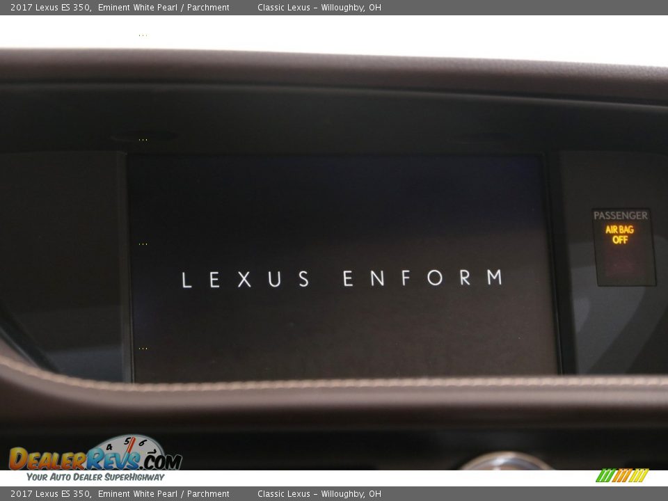 2017 Lexus ES 350 Eminent White Pearl / Parchment Photo #11