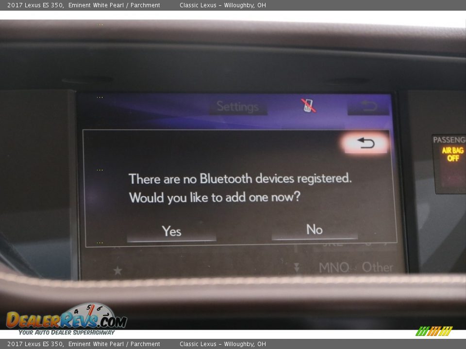 2017 Lexus ES 350 Eminent White Pearl / Parchment Photo #13