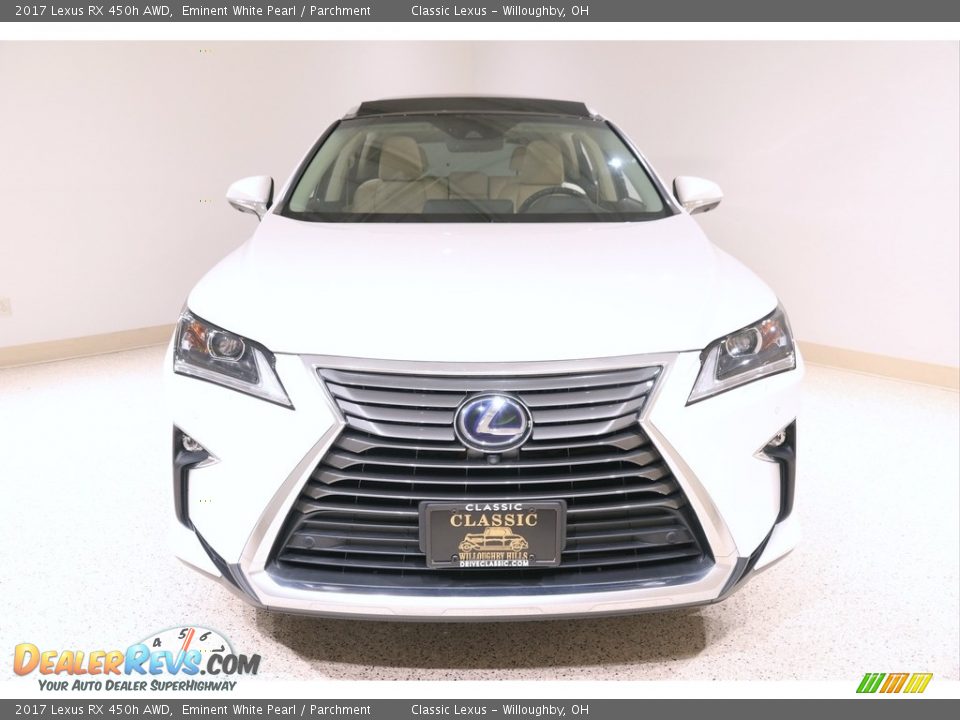 2017 Lexus RX 450h AWD Eminent White Pearl / Parchment Photo #2