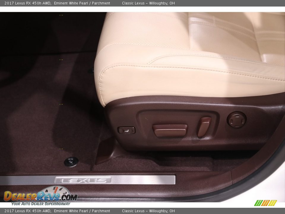 2017 Lexus RX 450h AWD Eminent White Pearl / Parchment Photo #6