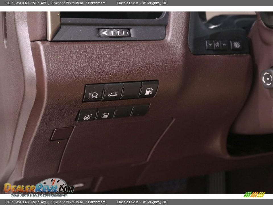 2017 Lexus RX 450h AWD Eminent White Pearl / Parchment Photo #7