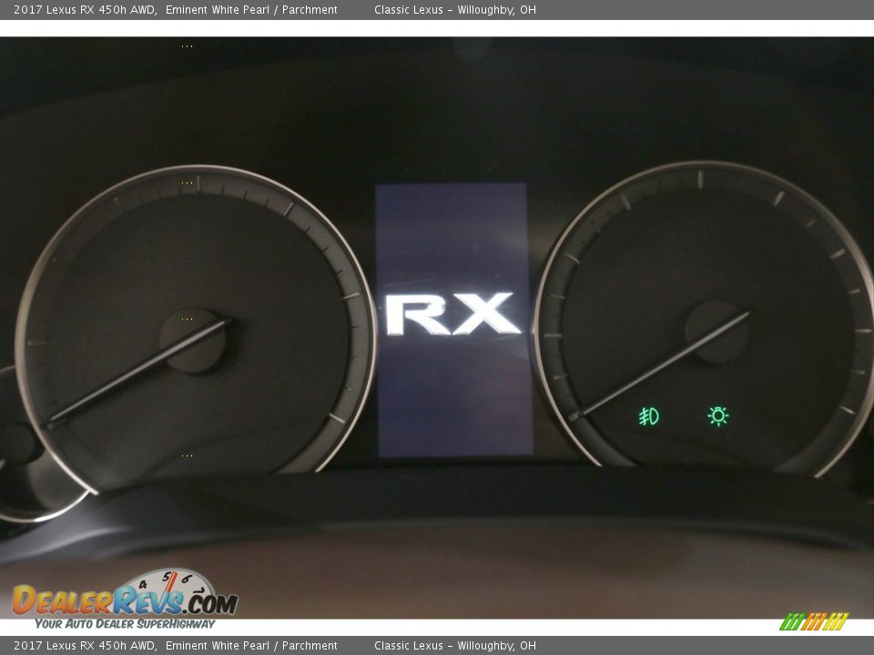 2017 Lexus RX 450h AWD Eminent White Pearl / Parchment Photo #11