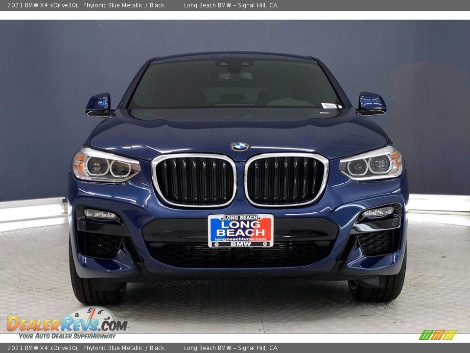 2021 BMW X4 xDrive30i Phytonic Blue Metallic / Black Photo #2