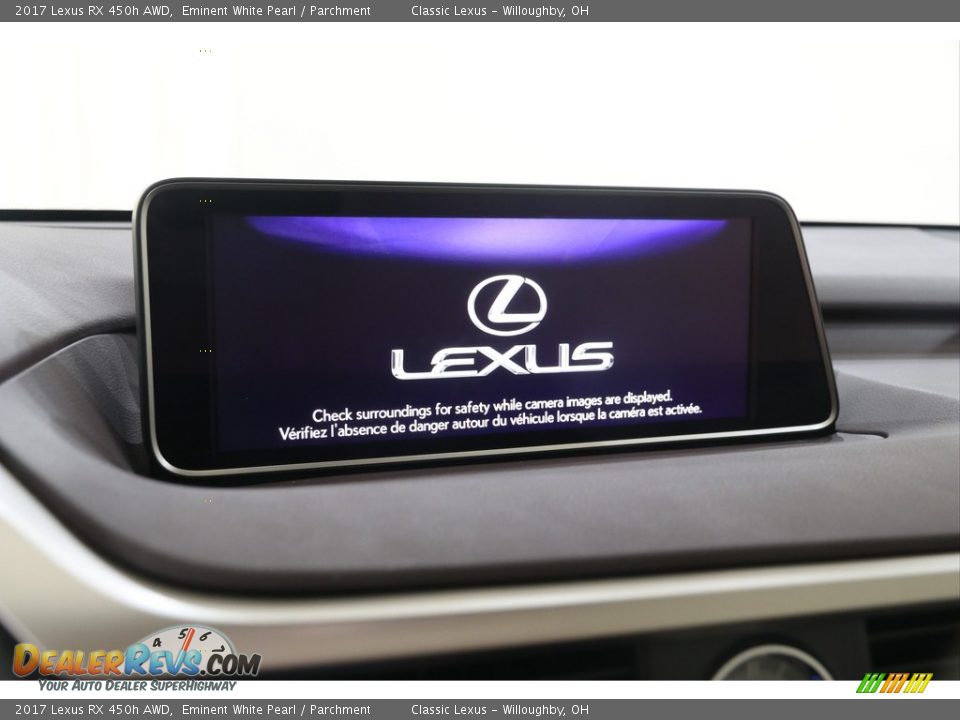 2017 Lexus RX 450h AWD Eminent White Pearl / Parchment Photo #16