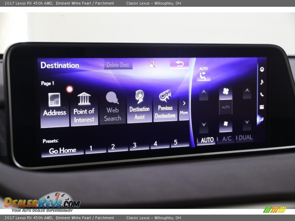 2017 Lexus RX 450h AWD Eminent White Pearl / Parchment Photo #18